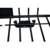 Rooftop Cargo Carrier Basket Universal Fit 64" Steel With Wind Fairing - Black - Image 11