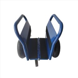 Heavy Duty Panel Dolly With 2 Handles, 10" Solid Rubber Tires, 1000 Lbs Capacity, All Terrain For Drywall & Doors - Blue