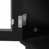 Modern Minimalist TV Stand For TVs Up To 75", Entertainment Center Media Console Cabinet With Adjustable Shelves - Black - Image 16