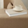2 In 1 Convertible Sofa Bed, Full Size Folding Loveseat Couch With Soft Teddy Fabric, Floor Sofa Mattress With 2 Pillows, Space Saving Futon For Small Living Room, Dorm - Apricot - Image 11