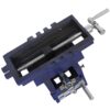 Heavy Duty 4" Cross Slide Vise, Drill Press Metal Milling X - Y, Blue Steel Benchtop Clamp - Blue - Image 9