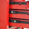 Rolling Metal Tool Chest With 4 Drawers, 20" Steel Storage Cabinet With Ball Bearing Slides - Red / Black - Image 14