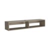 Moore - Floating TV Stand With Cable Management Oak - White Oak - Image 5