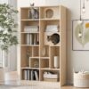 Furniture Style Cat Bookcase Cat Tree Shelves - Natural - Image 5