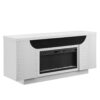 Alessia - Electric Fireplace With Multi Color LED And Flame Settings - White - Image 5