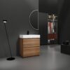 Modern Freestanding Bathroom Vanities With Single Sink Combo - Brown - Image 2
