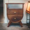 Split - Bedside Table - Chestnut - Image 10