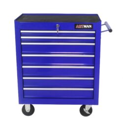 7 Drawers Multifunctional Tool Cart & Wheels - Blue