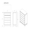 Adalid - Chest With LED Lighting - White - Image 3