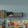 Heavy Duty, Metal Wall Mounted Tool Storage Cabinet Steel Metal Garage Storage Cabinet - Black / Gray - Image 15