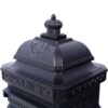 Mailboxs Residential Large Capacity Letter Box Aluminum Outdoor Rainproof Postbox Statue - Black - Image 18