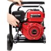 Gas Engine Powered Water Pump 3" Inlet & Outlet 7Hp 212Cc Epa Certified With Wheels And Handle - Black / Red - Image 12