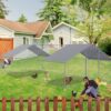 Outdoor Chicken Coop Metal Big Space - Silver Gray - Image 5