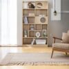 Furniture Style Cat Bookcase Cat Tree Shelves - Natural - Image 11
