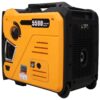 Super Quiet Inverter Generator 5.5Kw Portable Electric & Remote Start Aluminum, 224Cc 4 Stroke - Orange - Image 14