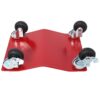 Heavy Duty Steel Vehicle Dollies With Brakes 2500Lbs Capacity Red 4 Pack - Red - Image 10