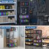 3D Printer Cabinet With Double Layer Filament Storage, Noise Reducing Design - Black - Image 8
