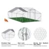 Outdoor Chicken Coop Large Space For Farm Use - Silver Gray - Image 4
