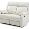 Stylish Reclining Love Seat For Two - Pearl - Image 3