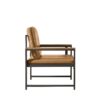 Retro Leisure Accent Chair With Extra Soft Padding - Camel - Image 14