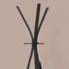 Free Standing Coat Rack 3 Hooks For Entryway - Espresso - Image 2