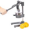 Heavy Duty Cast Iron Citrus Juicer, Extra Large Manual Hand Press - Gray - Image 2