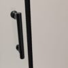Single Sliding Bypass Shower Door Enclosure With Tempered Glass - Matte Black - Image 5