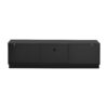 Modern Minimalist TV Stand For TVs Up To 75", Entertainment Center Media Console Cabinet With Adjustable Shelves - Black - Image 18