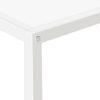 Corner Accent Console Table For Entryway, Contemporary And Modern - White - Image 6