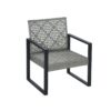 4 Piece Patio Furniture Set With Gray Acacia Wood Table Top - White - Image 12