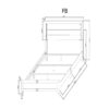 Omoda - 5 Pieces Full Bedroom Set With LED Accent Lighting - White - Image 3