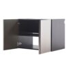 Nova Series - Wood Base Door Wall Mounted Garage Cabinet Soft Closing Water Resistant - Dark Gray - Image 5