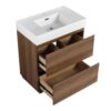 Modern Freestanding Bathroom Vanities With Single Sink Combo - Brown - Image 19