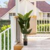 Artificial Plant Set For Indoor And Outdoor Decoration (Set of 2) - Green - Image 9