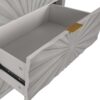 3 Drawer Storage Cabinet, 3 Drawer Modern Dresser, Chest Of Drawers Farmhouse For Entryway, Living Room, Bed Room - Light Gray - Image 19