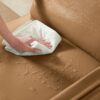 Retro Leisure Accent Chair With Extra Soft Padding - Camel - Image 11