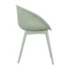 2 Piece Durable Single Chair With Mesh Hollow Out Design - Light Green - Image 5