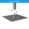 Ultra Thin Square Rainfall Shower Head Stainless Steel, Wall Or Ceiling Mount - Chrome - Image 8