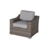 Outdoor Wicker Seating Group For 6 With Cushions - Gray Mix - Image 7
