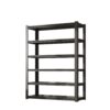 Industrial Heavy Duty 6 Tier Metal Garage Shelving Unit For Storage, Adjustable - Brushed Nickel - Image 7