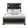 Lively - Full Bed With Lamps - Black - Image 5