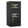 Large Double Door Coin Operated Safe, Digital Security Safe With Fireproof And Waterproof Bag, 6.5 Cubic Feet Safe Box With Hidden Code Function For Home - Black - Image 6