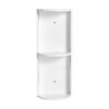 Bathroom Wall Mounted Storage Rack With Float Mounting Design, Durable Plywood - Glossy White - Image 9