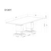 Stacey - Dining Table With Pedestal Base - Beige - Image 3