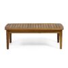 Emmry - Outdoor Loveseat Set With Coffee Table - Teak - Image 6