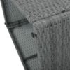 10 Piece Outdoor Sectional Half Round Patio Rattan Sofa Set, Wicker Conversation Furniture Set For Free Combination - Light Gray - Image 27