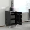 Mobile Charging Cart For Tablets Laptops 35 Device Capacity Matt Metal - Matt Black - Image 2