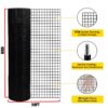 Vinyl Coated Hardware Cloth, 19 Gauge, For Poultry Cages And Home Improvement - Black - Image 3