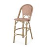 Outdoor Rattan French Barstool Set With Rust / Wicker And, Seat Height - Rust Red / White - Image 7