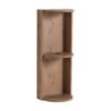 Modern Bathroom Wall Mounted Storage Rack With Floating Design - Imitative Oak - Image 9